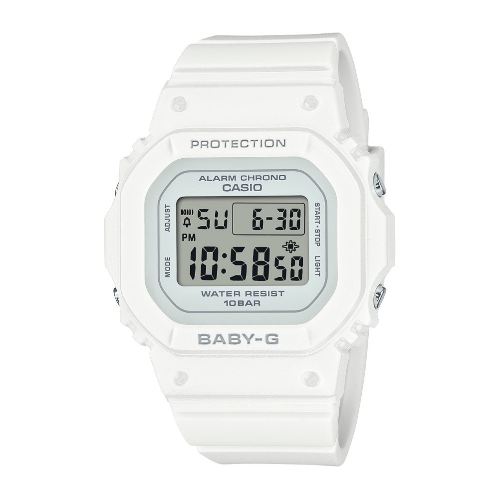 CASIO BABY-G BGD-565-7DR STANDARD DIGITAL WHITE WATCH | CITY CHAIN