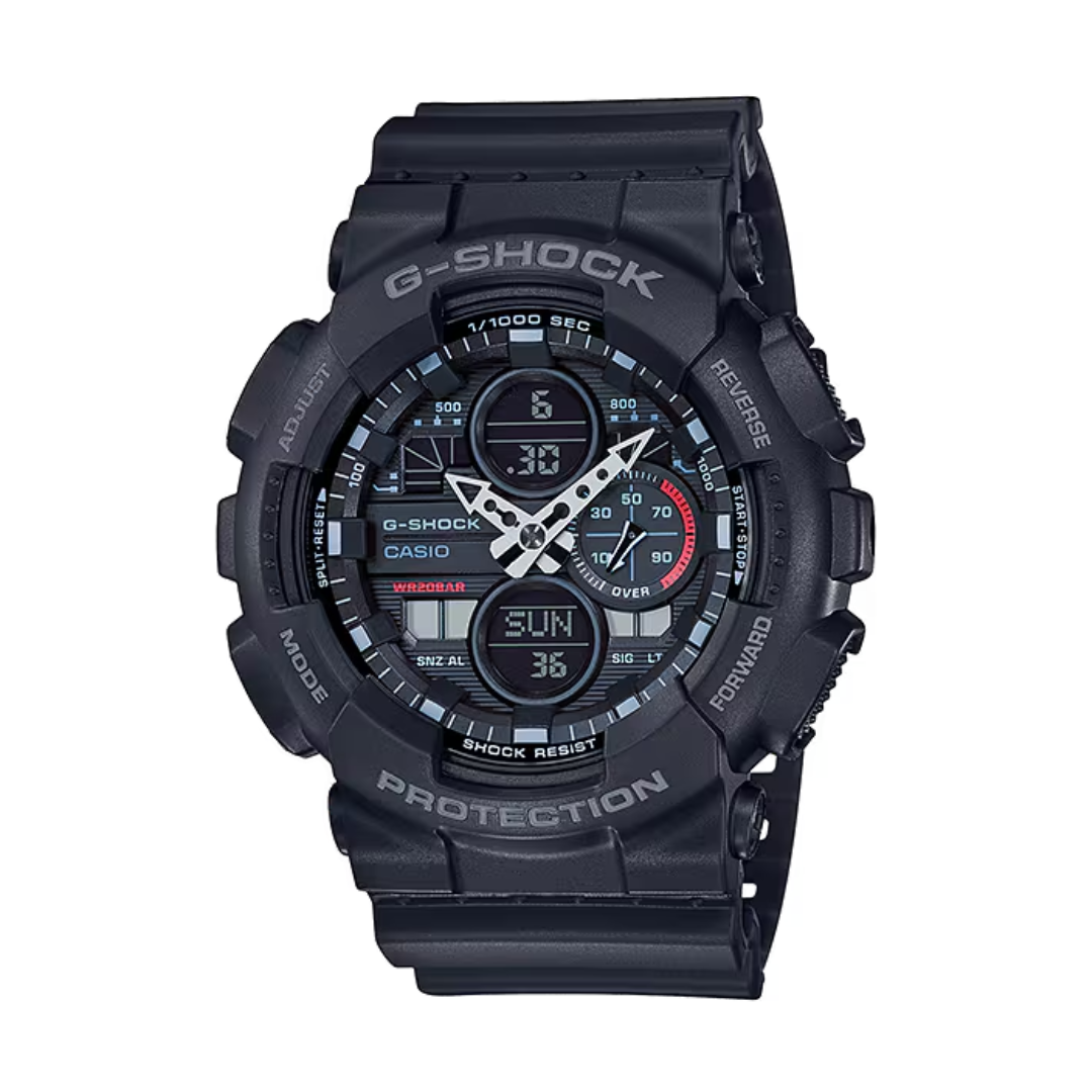 CASIO G SHOCK GA 140 1A1DR STANDARD ANALOG DIGITAL BLACK WATCH CITY CHAIN City Chain Singapore