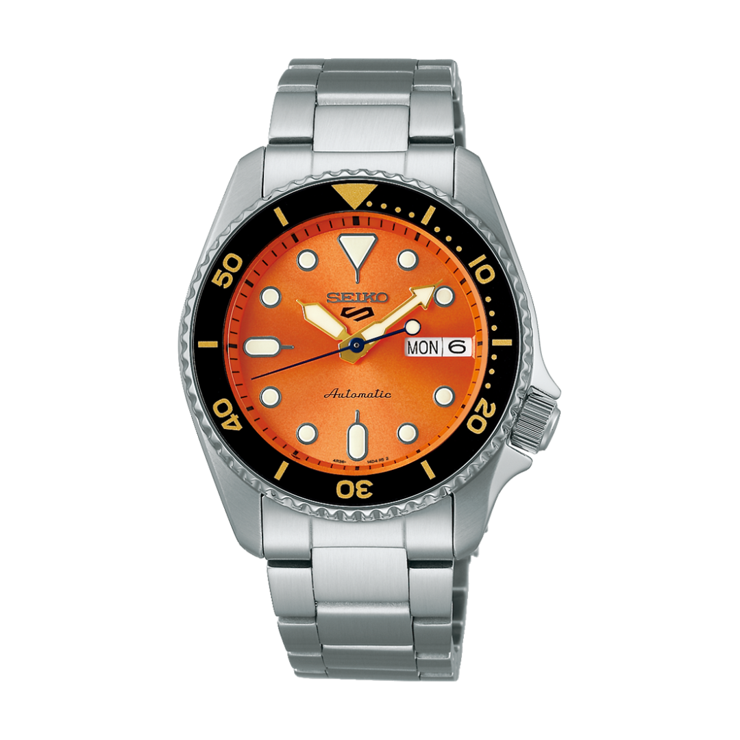 Orange face seiko watch hotsell