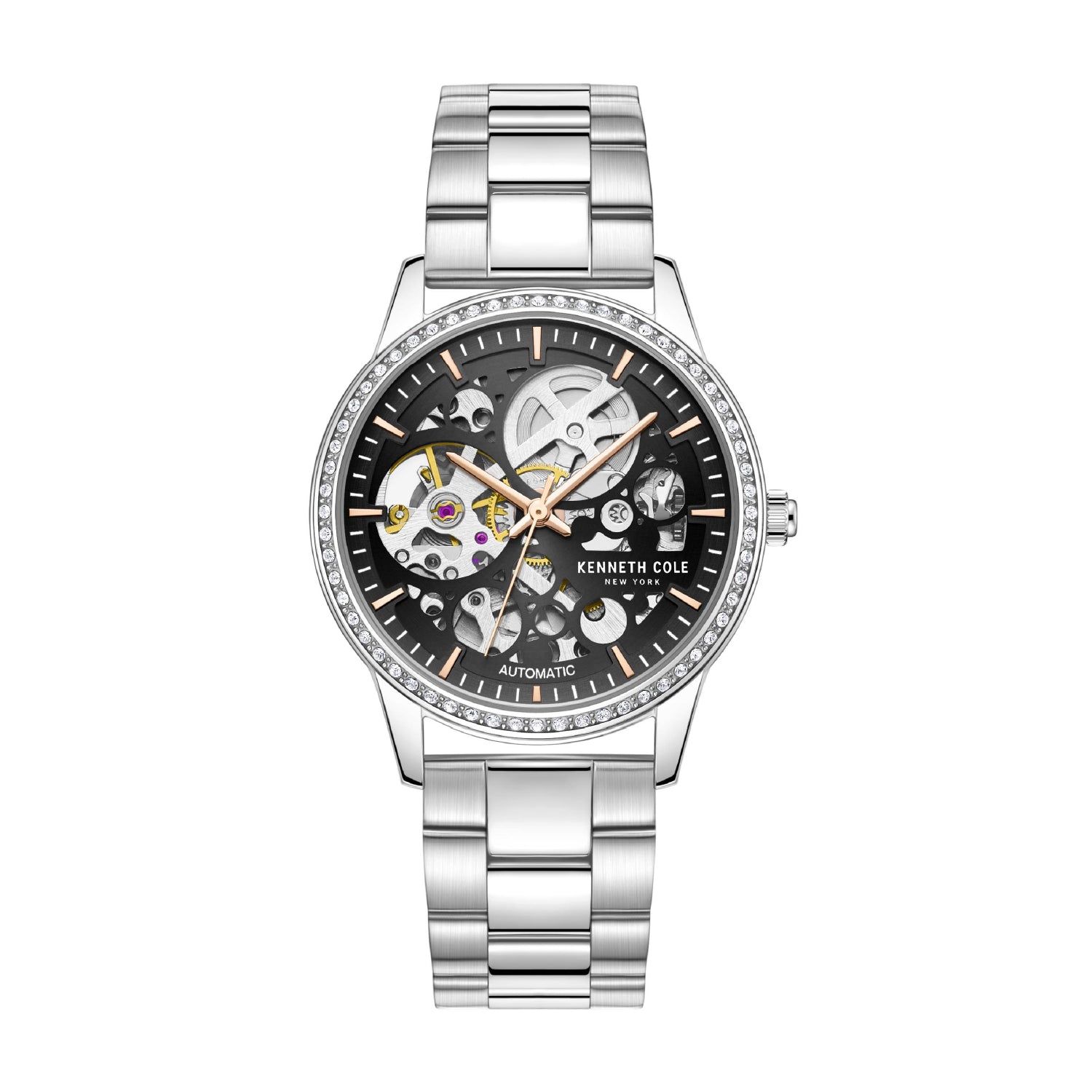 Kenneth cole women's hot sale skeleton watch