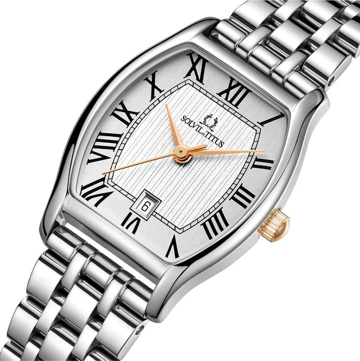 SOLVIL ET TITUS BARISTA W06-02825-015 3 HANDS DATE QUARTZ WOMEN WATCH