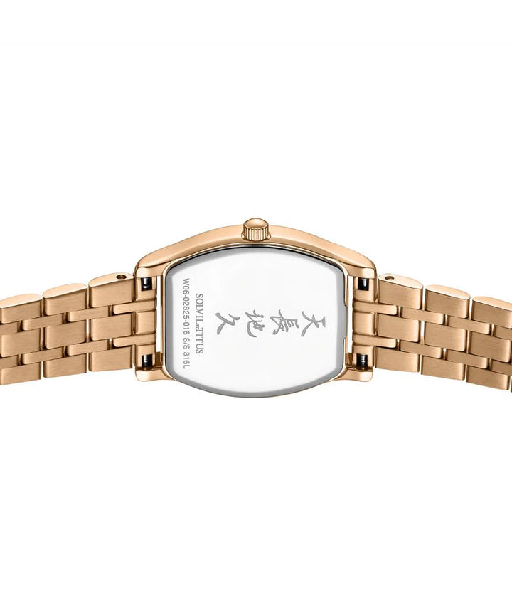 SOLVIL ET TITUS BARISTA W06-02825-016 3 HANDS DATE QUARTZ WOMEN WATCH