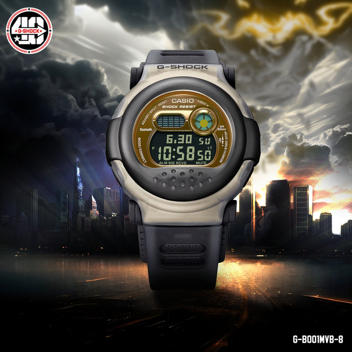 CASIO G-SHOCK G-B001MVB-8DR DIGITAL GREY WATCH