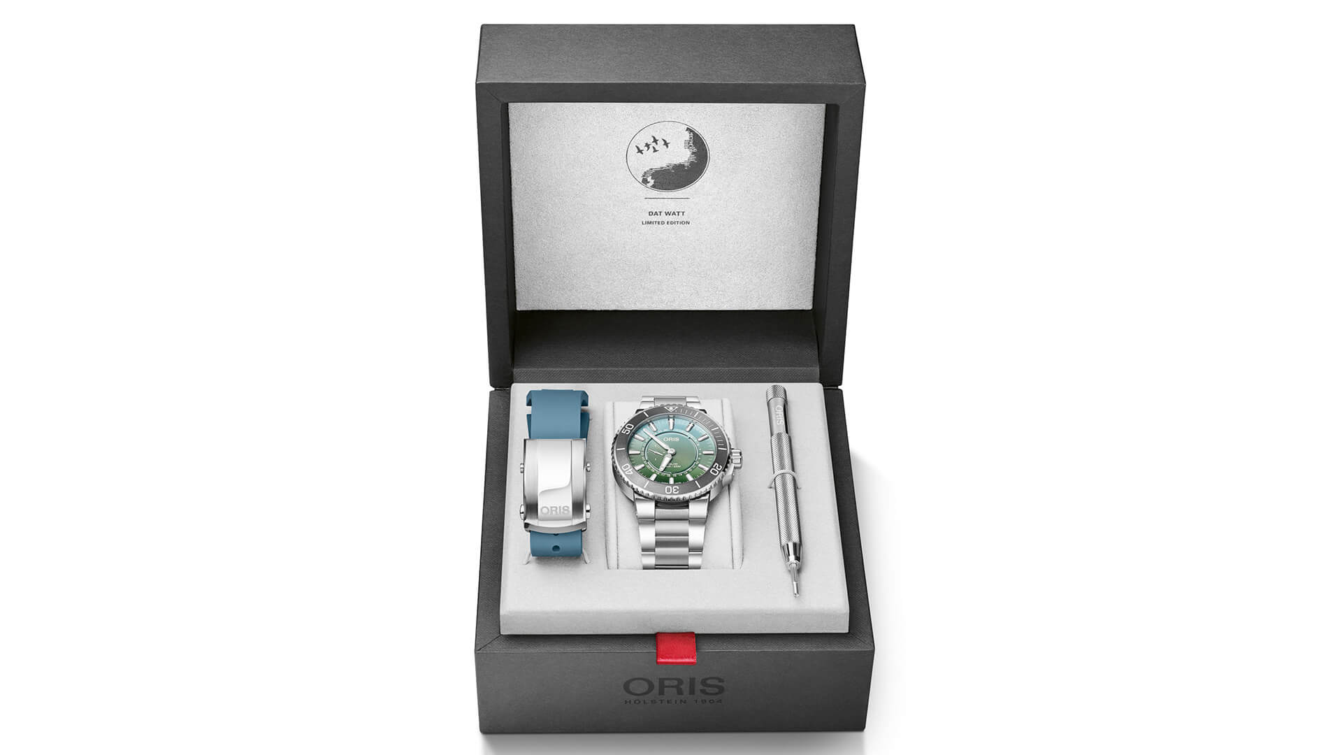 ORIS AQUIS DAT WATT 743 7734 4197 Set LIMITED EDITION MECHANICAL