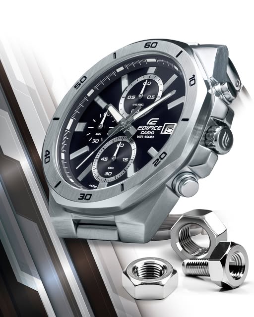 CASIO EDIFICE EFV-640D-1AVUDF STANDARD CHRONOGRAPH MEN WATCH