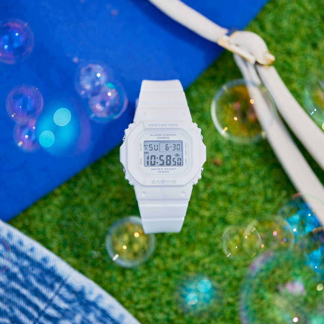 CASIO BABY-G BGD-565-7DR STANDARD DIGITAL WHITE WATCH