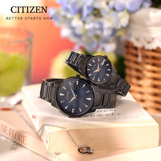 CITIZEN EW2595-81L ECO-DRIVE PAIR WOMEN WATCH