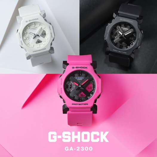 CASIO G-SHOCK GA-2300-4ADR ANALOG-DIGITAL PINK WATCH