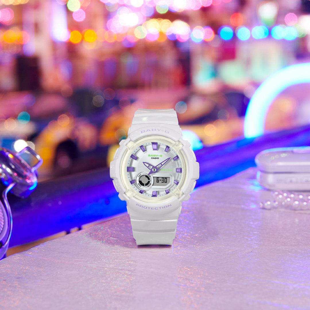 CASIO BABY-G BGA-280DN-7ADR ANALOG-DIGITAL WHITE WATCH