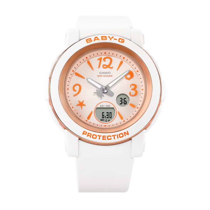 CASIO BABY-G BGA-290US-4ADR SEA ELEMENTS WHITE WOMEN WATCH