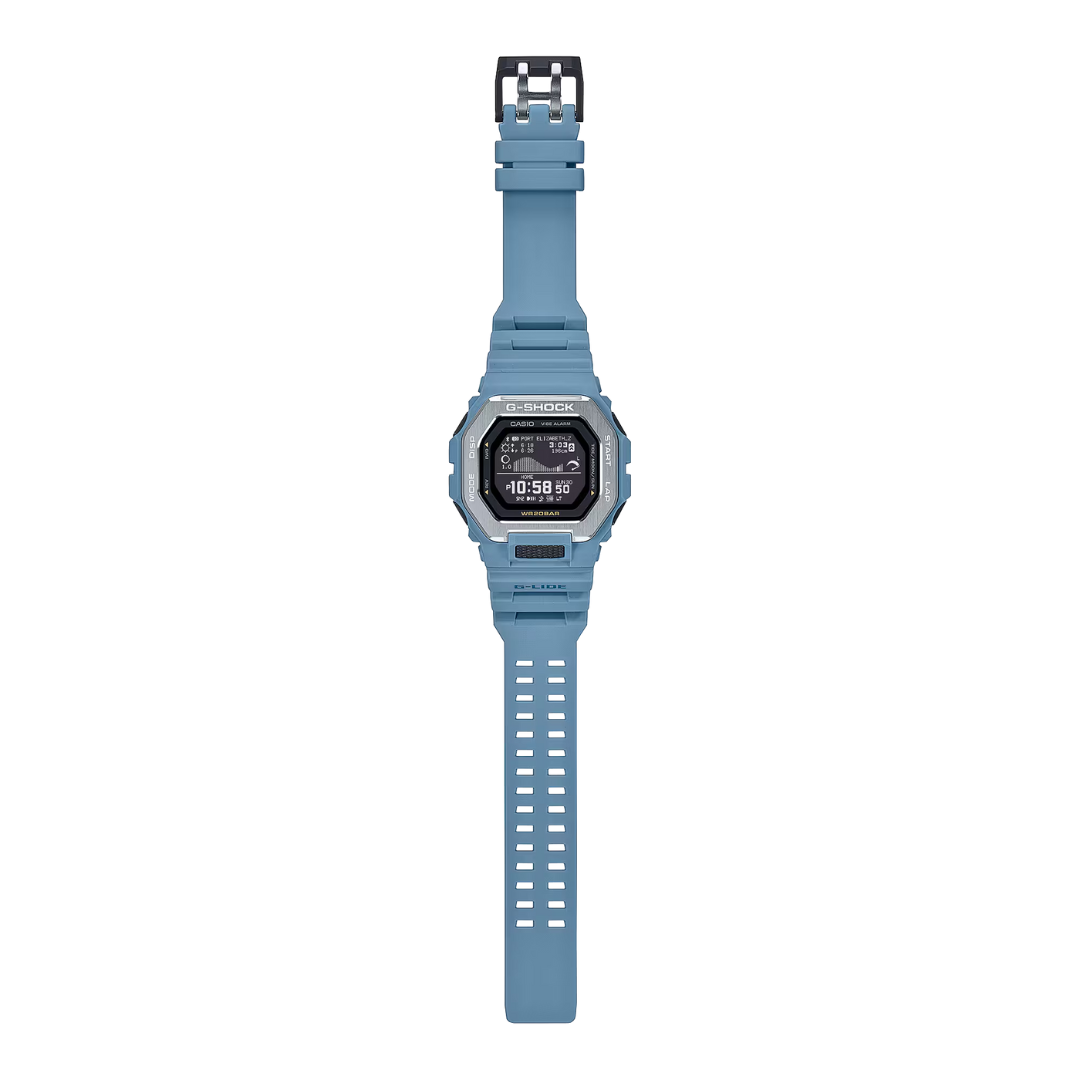 CASIO G-SHOCK GBX-100-2ADR G-LIDE DIGITAL BLUE WATCH