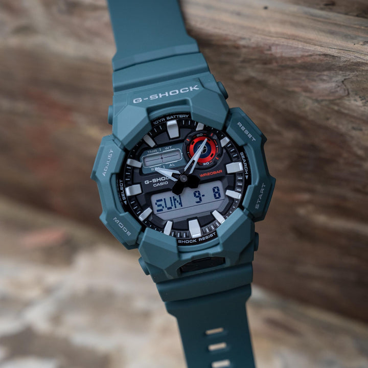 CASIO G-SHOCK GA-010-2ADR STANDARD ANALOG-DIGITAL BLUE WATCH