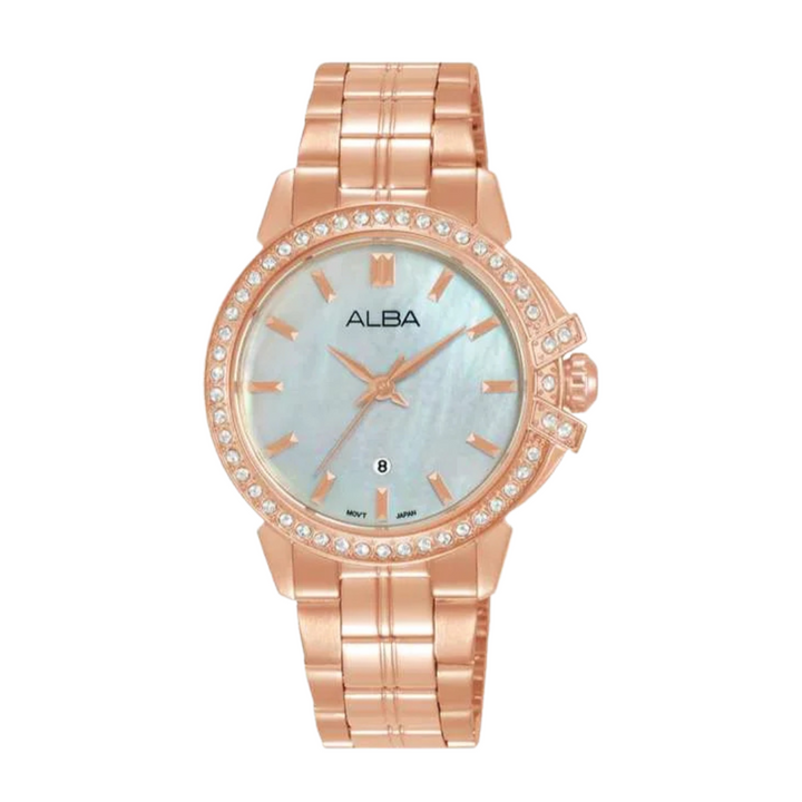 ALBA SIGNA AH7CW8X QUARTZ 3 HANDS DATE WOMEN WATCH