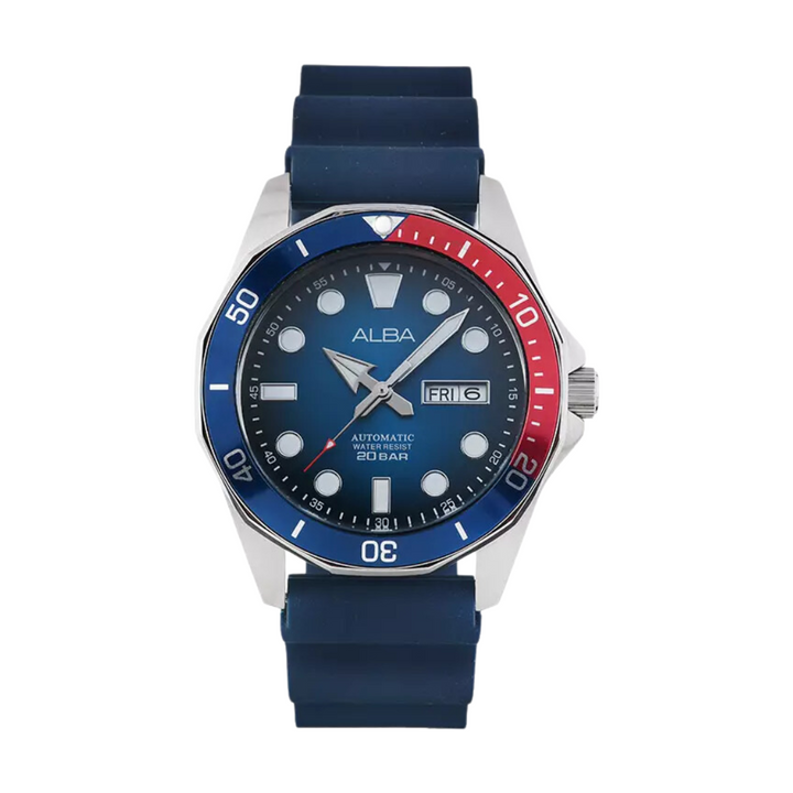 ALBA AL4541X2 MECHANICAL BLUE MEN WATCH