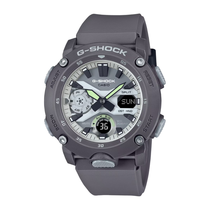 CASIO G-SHOCK GA-2000HD-8ADR ANALOG-DIGITAL GREY MEN WATCH