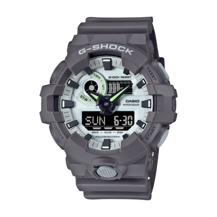 CASIO G-SHOCK GA-700HD-8ADR ANALOG-DIGITAL GREY MEN WATCH