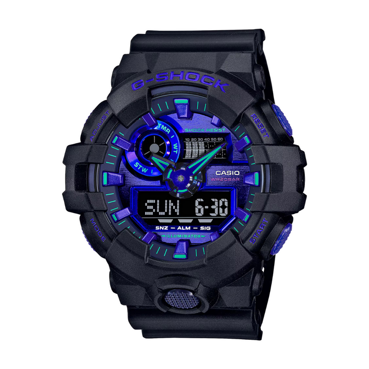 CASIO G-SHOCK GA-700VB-1ADR SPECIAL COLOUR MODELS BLACK WATCH