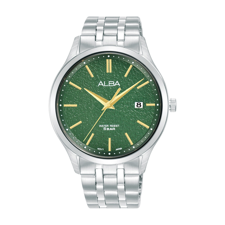 ALBA AS9R29X PRESTIGE QUARTZ 3 HANDS DATE MEN WATCH