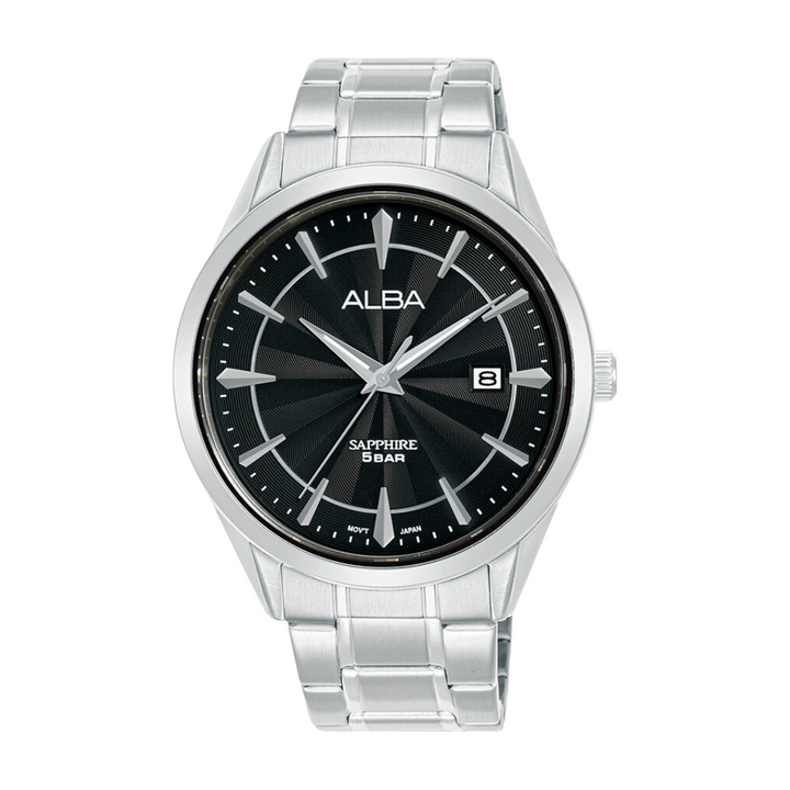 ALBA AS9S53X PRESTIGE QUARTZ 3 HANDS DATE MEN WATCH