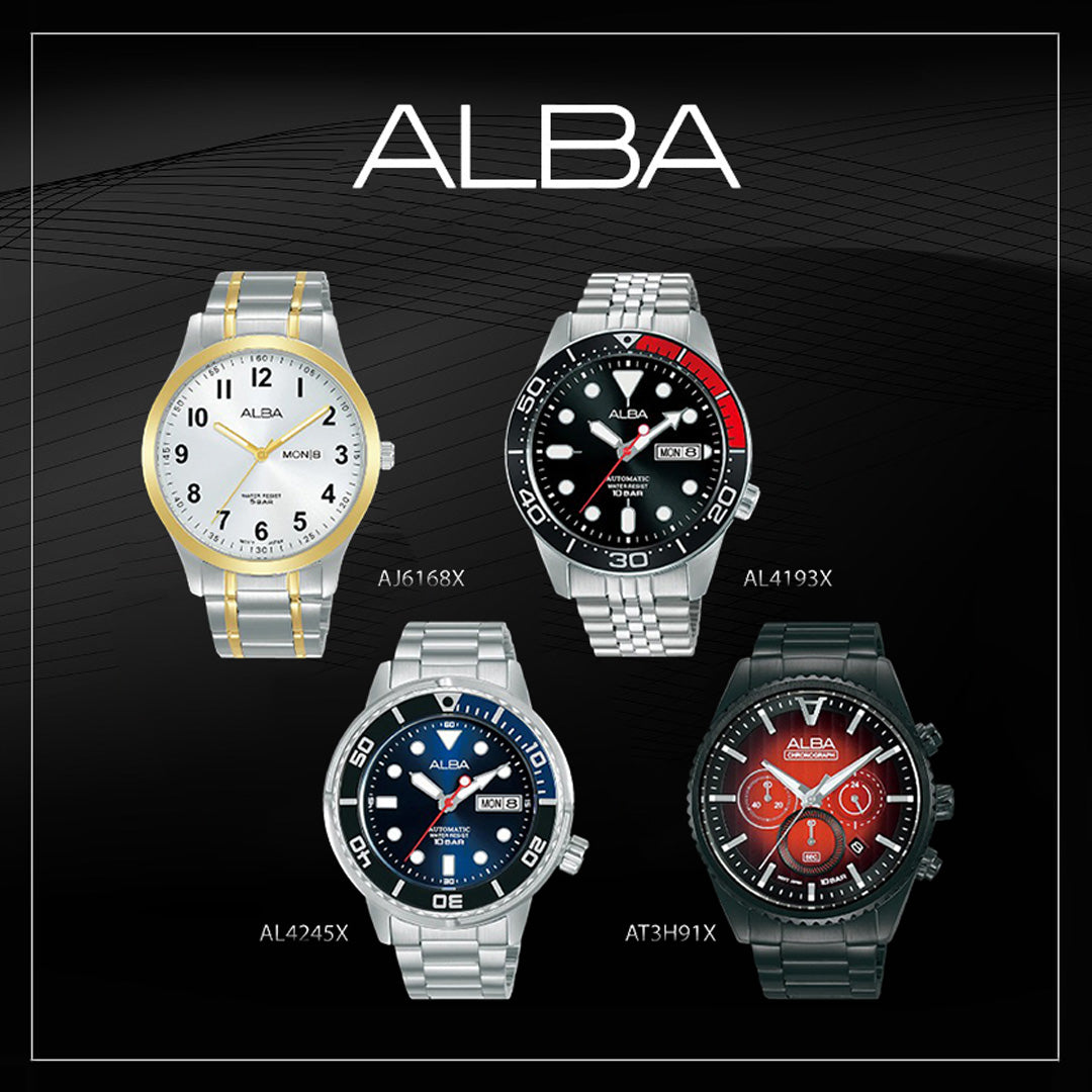 AS9R67X1 Blue Surf Dial Water Resistant – ALBA WATCHES INDIA