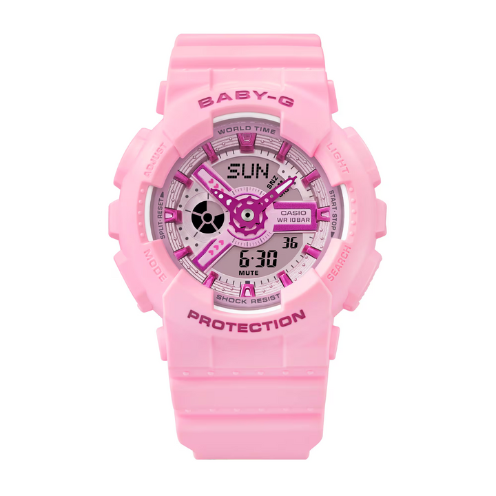 CASIO BABY-G BA-110YK-4ADR Y2K FRESH COLORS ANALOG-DIGITAL PINK WATCH