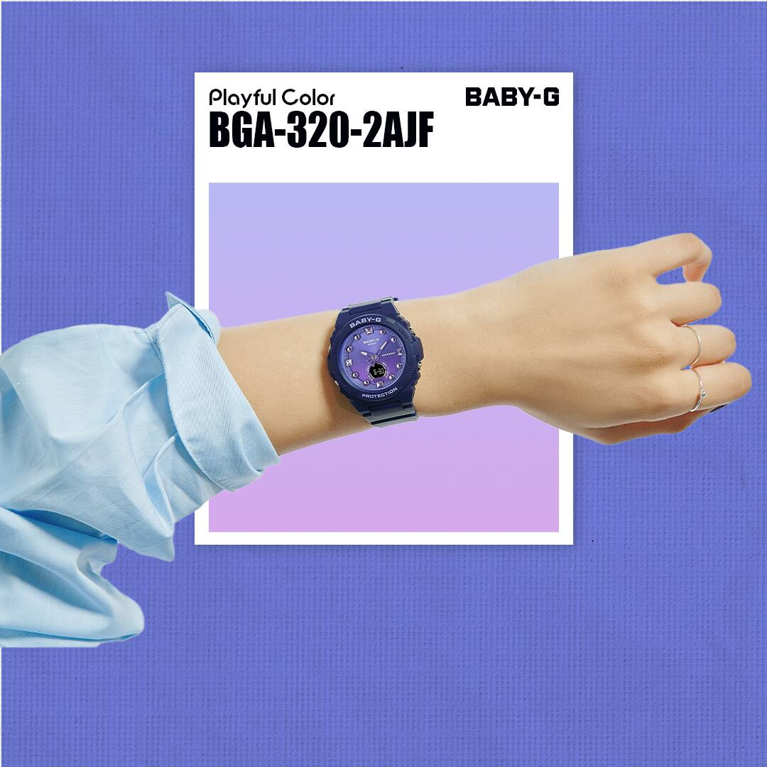 CASIO BABY-G BGA-320-2ADR PLAYFUL COLOR WOMEN WATCH