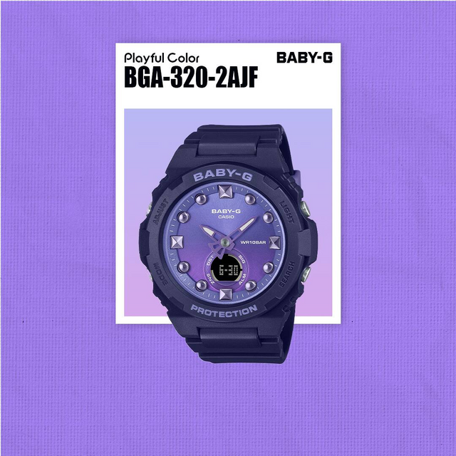 CASIO BABY-G BGA-320-2ADR PLAYFUL COLOR WOMEN WATCH