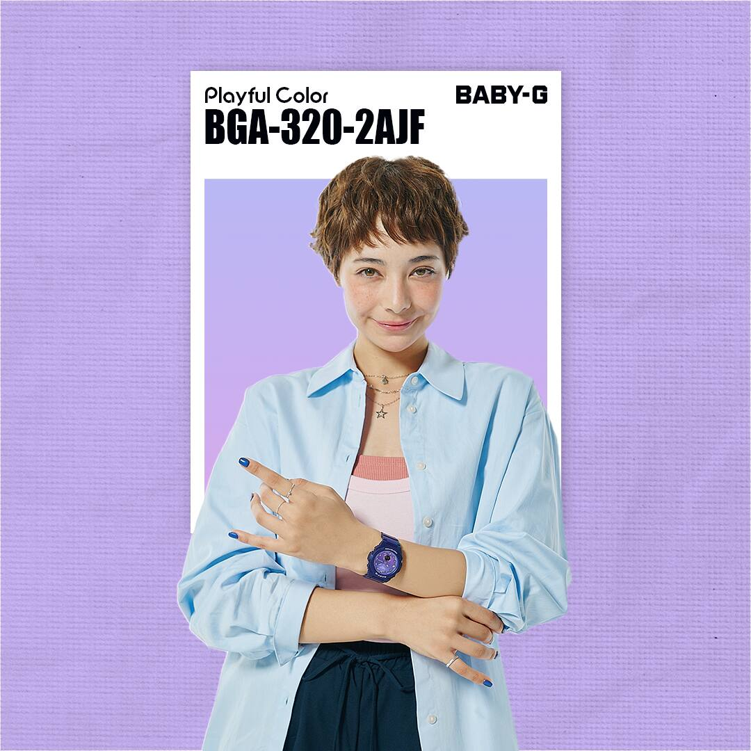 CASIO BABY-G BGA-320-2ADR PLAYFUL COLOR WOMEN WATCH