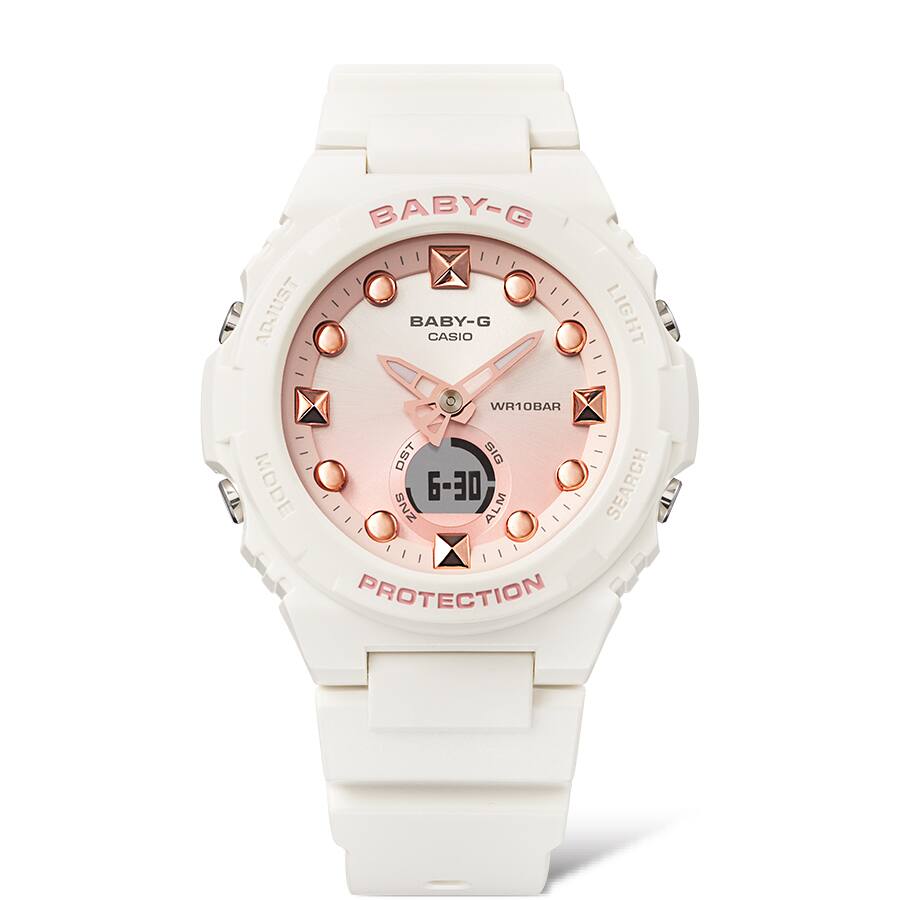 G shock hot sale baby white