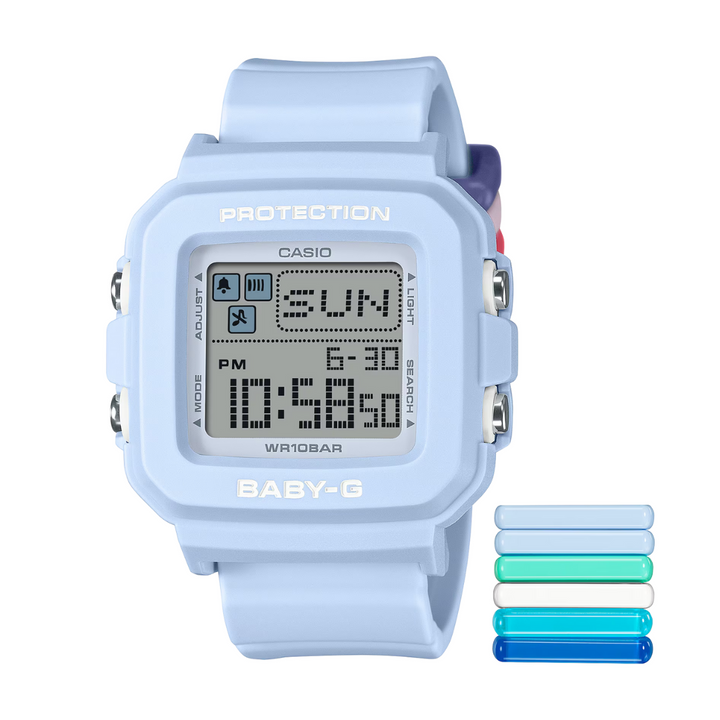 CASIO BABY-G＋PLUS BGD-10L-2DR DIGITAL BLUE WOMEN WATCH