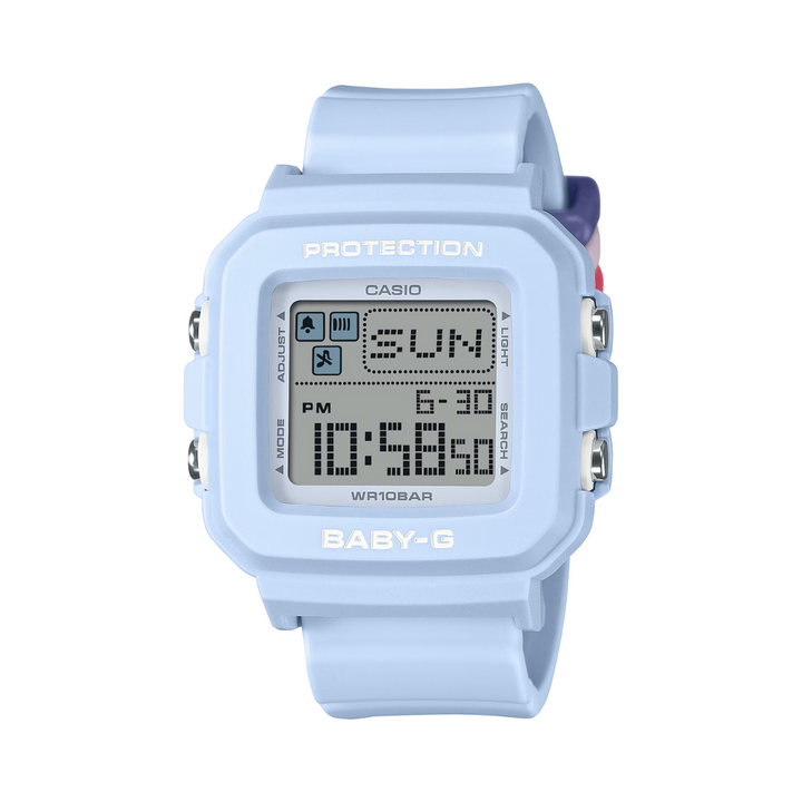 CASIO BABY-G＋PLUS BGD-10L-2DR DIGITAL BLUE WOMEN WATCH