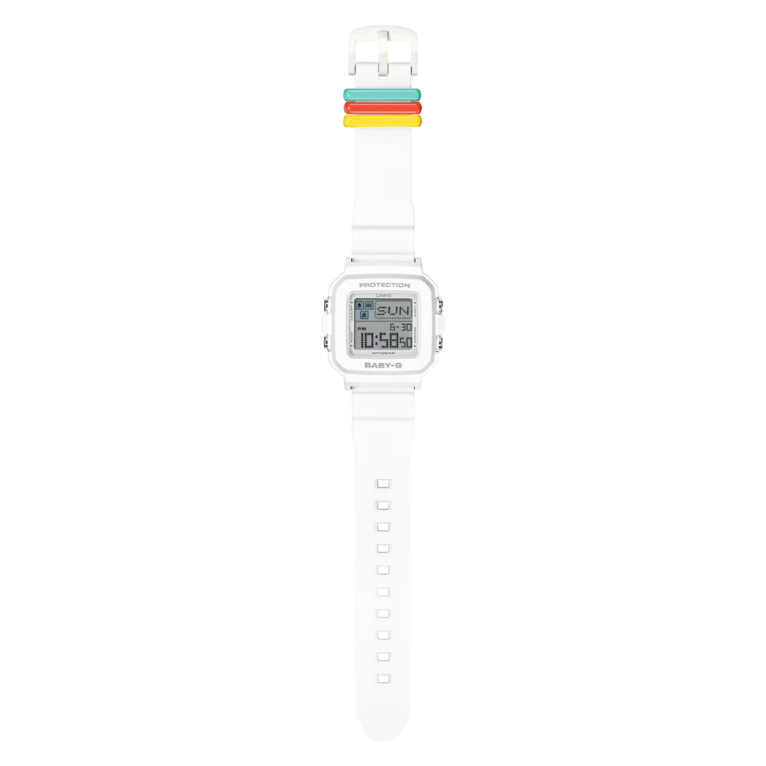 CASIO BABY-G＋PLUS BGD-10L-7DR DIGITAL WHITE WOMEN WATCH