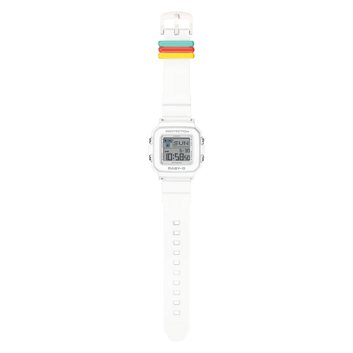 CASIO BABY-G＋PLUS BGD-10L-7DR DIGITAL WHITE WOMEN WATCH