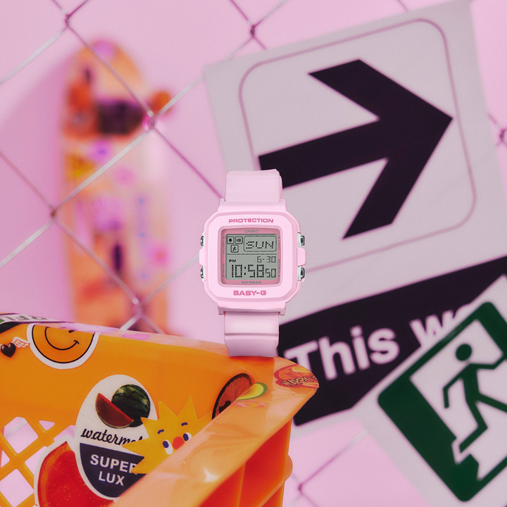 CASIO BABY-G BGD-10-4DR DIGITAL PINK WATCH