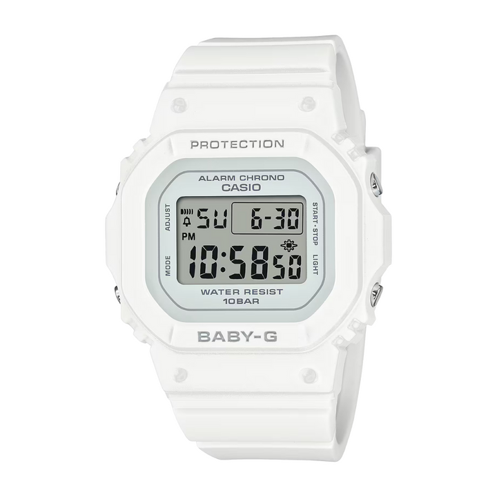 CASIO BABY-G BGD-565-7DR STANDARD DIGITAL WHITE WATCH