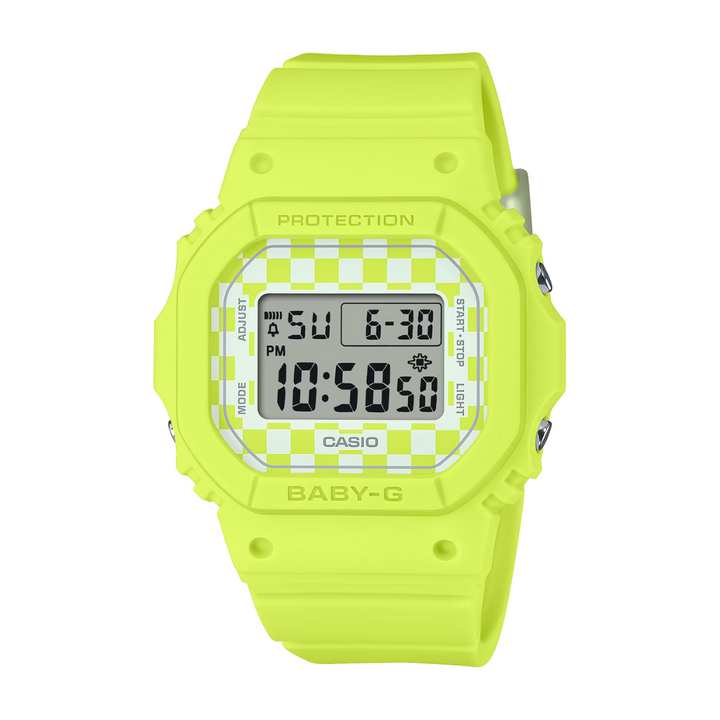 CASIO BABY-G BGD-565GS-9DR STANDARD DIGITAL YELLOW WATCH