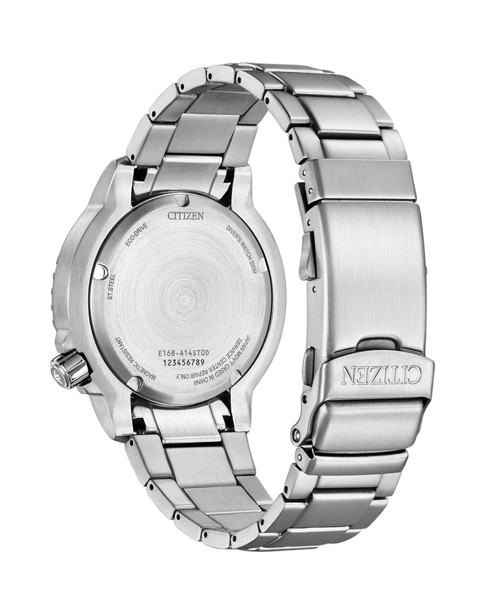 CITIZEN BN0167-50H PROMASTER DIVE ECO-DRIVE STAINLESS STEEL MEN WATCH