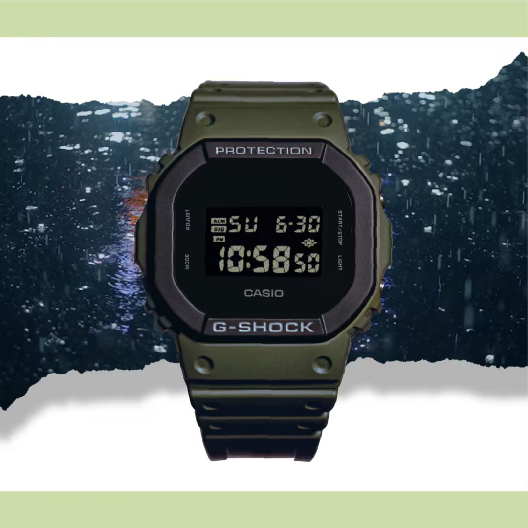 CASIO G-SHOCK DW-5610UU-3DR SPECIAL COLOUR MODELS GREEN WATCH