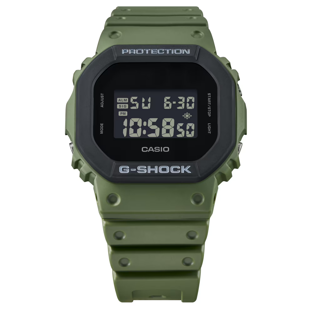 CASIO G-SHOCK DW-5610UU-3DR SPECIAL COLOUR MODELS GREEN WATCH