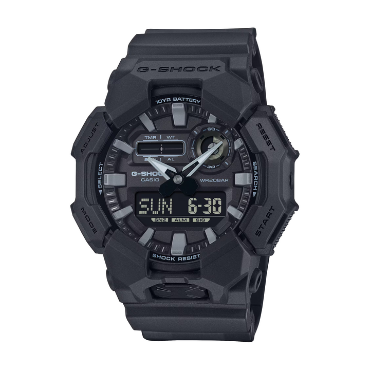 CASIO G-SHOCK GA-010-1A1DR STANDARD ANALOG-DIGITAL BLACK WATCH