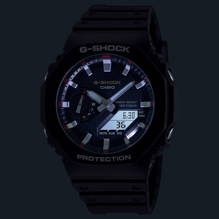 CASIO G-SHOCK GA-2100RL-1ADR STANDARD ANALOG-DIGITAL BLACK MEN WATCH