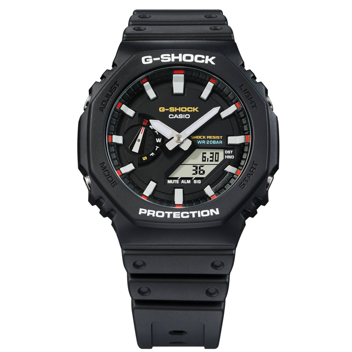 CASIO G-SHOCK GA-2100RL-1ADR STANDARD ANALOG-DIGITAL BLACK MEN WATCH