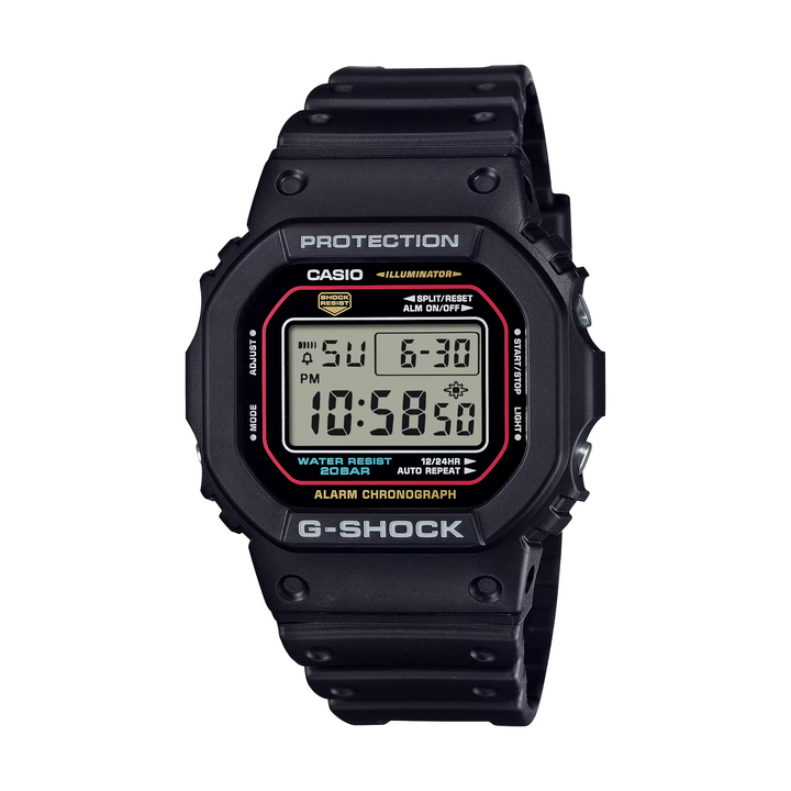 CASIO G-SHOCK DW-5600RL-1DR STANDARD DIGITAL BLACK WATCH