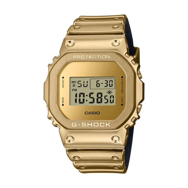 CASIO G-SHOCK G-STEEL GM-5600YMG-9DR FINE METALLIC DIGITAL GOLD WATCH