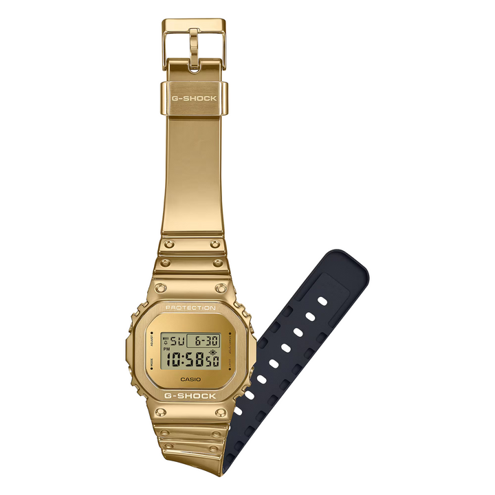 CASIO G-SHOCK G-STEEL GM-5600YMG-9DR FINE METALLIC DIGITAL GOLD WATCH