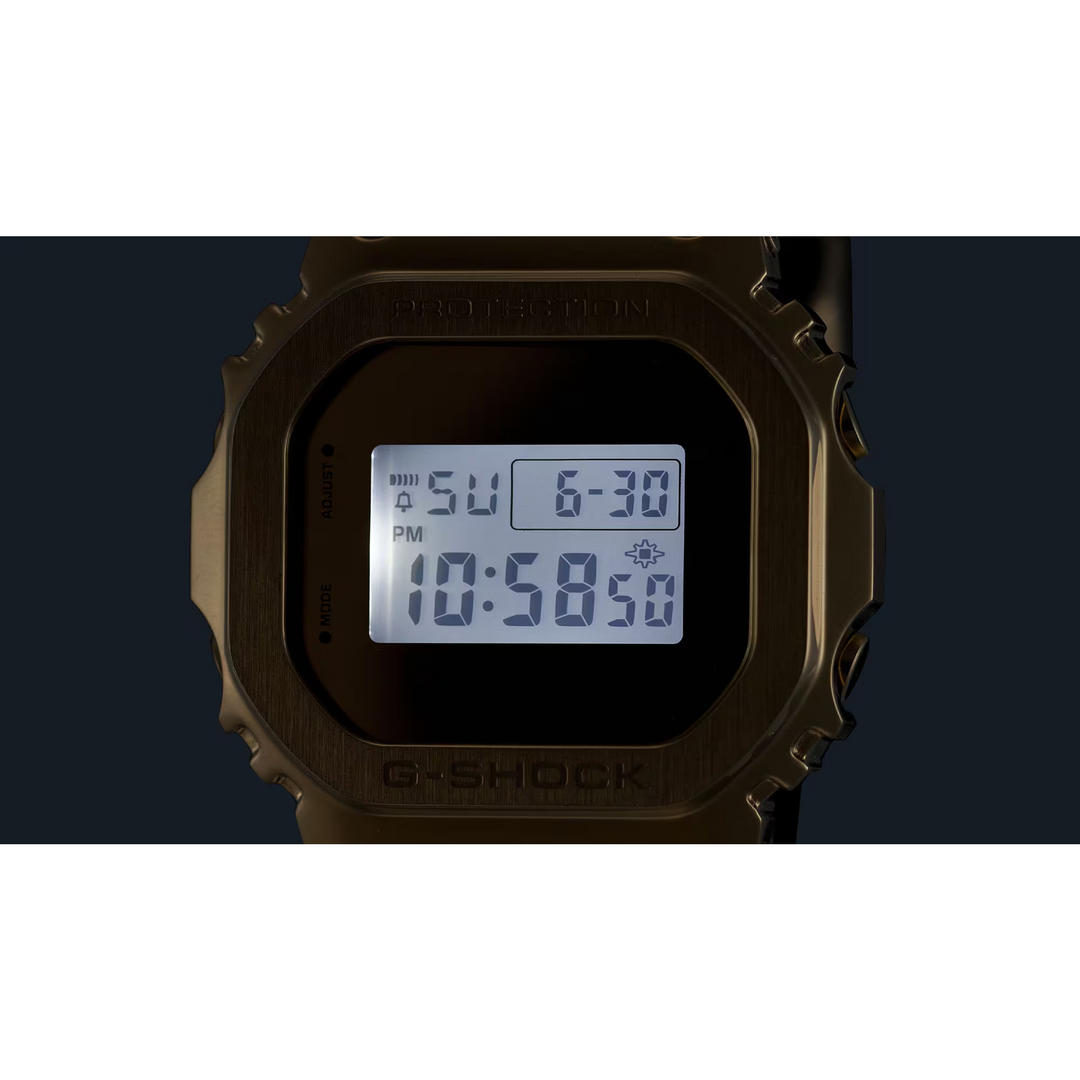 CASIO G-SHOCK G-STEEL GM-5600YMG-9DR FINE METALLIC DIGITAL GOLD WATCH