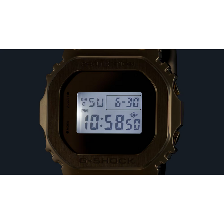 CASIO G-SHOCK G-STEEL GM-5600YMG-9DR FINE METALLIC DIGITAL GOLD WATCH