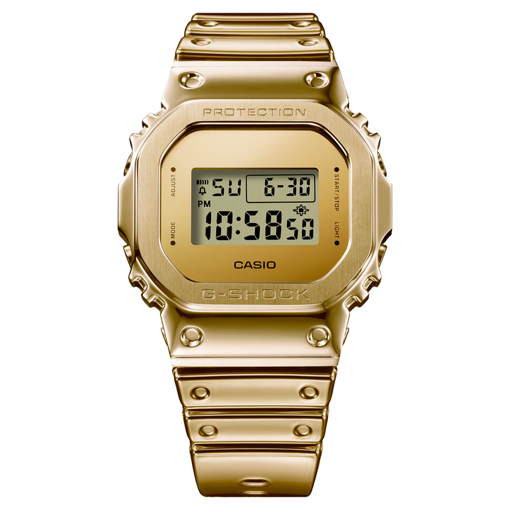 CASIO G-SHOCK G-STEEL GM-5600YMG-9DR FINE METALLIC DIGITAL GOLD WATCH