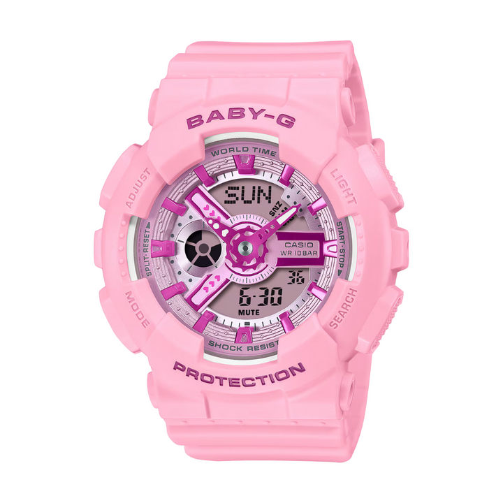 CASIO BABY-G BA-110YK-4ADR Y2K FRESH COLORS ANALOG-DIGITAL PINK WATCH