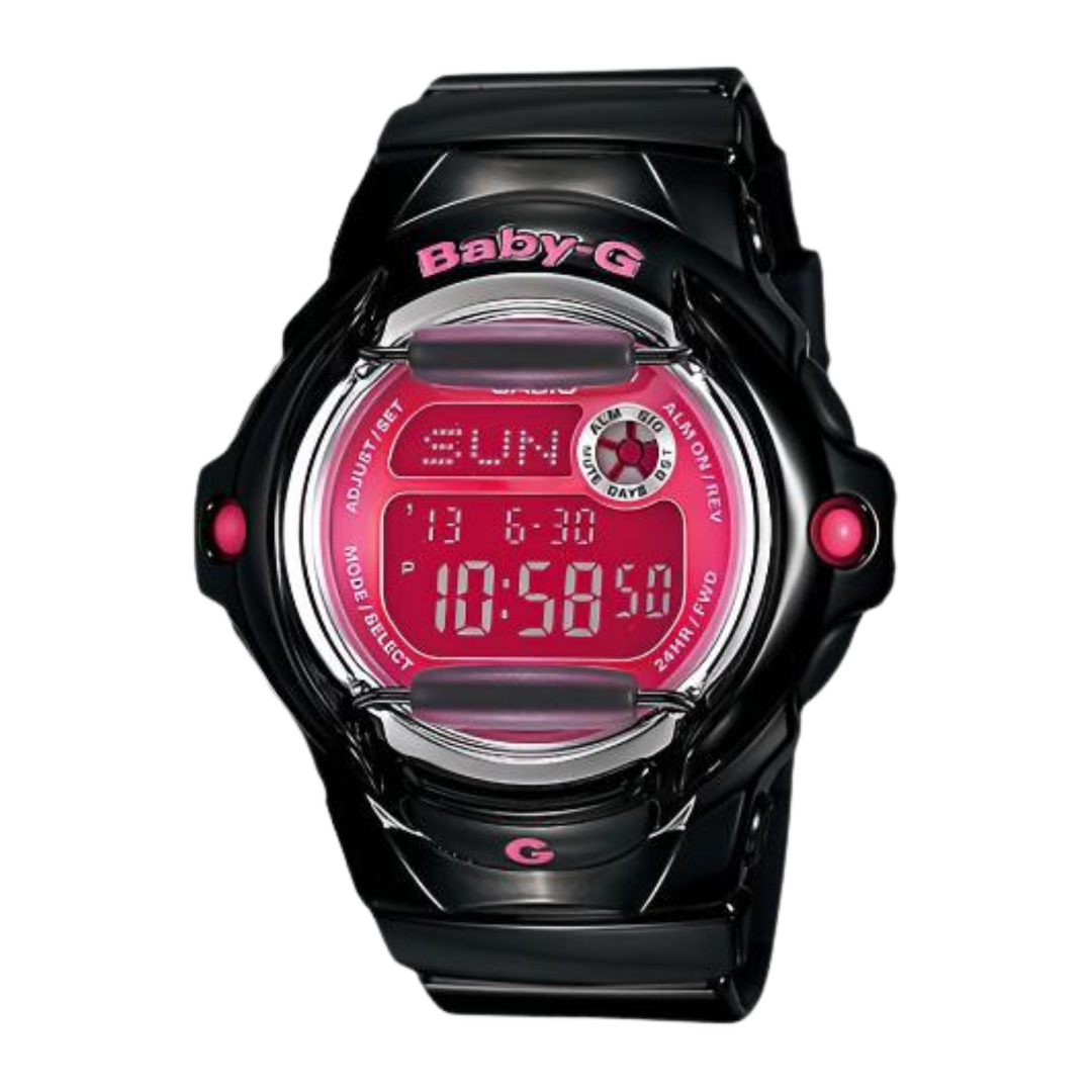 CASIO BABY-G BG-169U-1BDR DIGITAL BLACK PINK WATCH